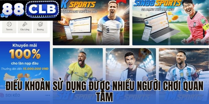 Điều khoản sử dụng được nhiều người chơi quan tâm