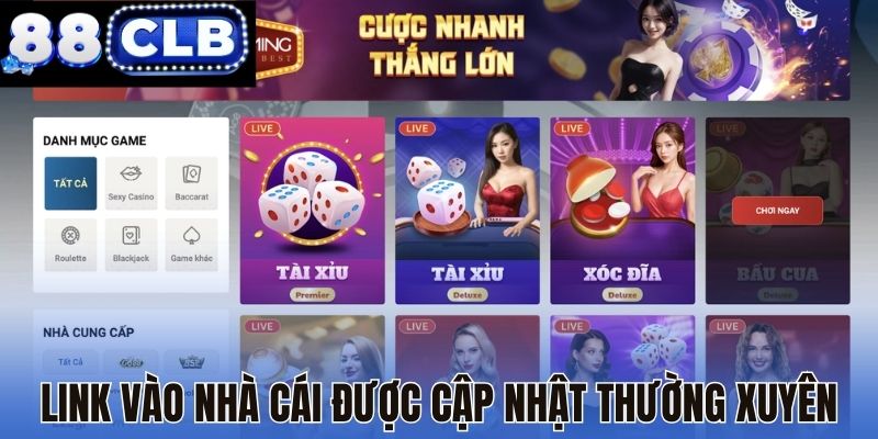 Link vào nhà cái được cập nhật thường xuyên Link vào nhà cái được cập nhật thường xuyên