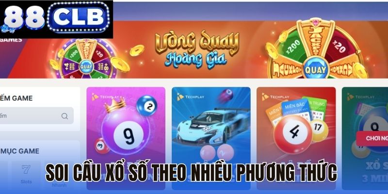 Soi cầu xổ số theo nhiều phương thức